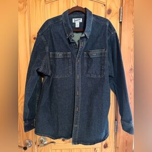 Duluth Trading Co heavy denim shirt